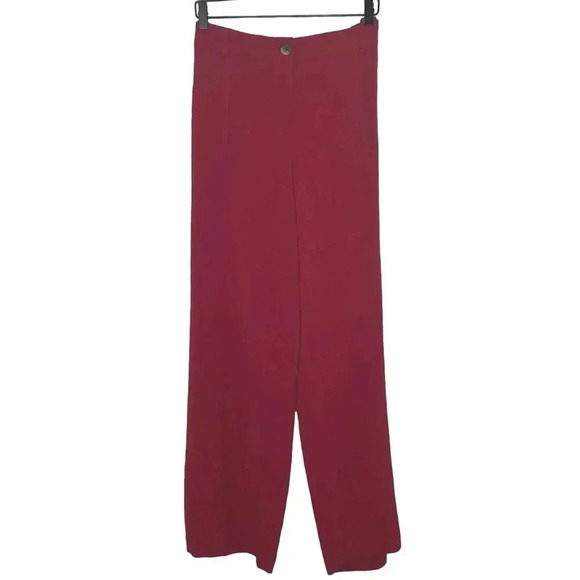 SOHO Apparel Ltd Pants - NWT SoHo Apparel LTD. Women’s Wide Leg Trousers/Pants Red Berry Size 14